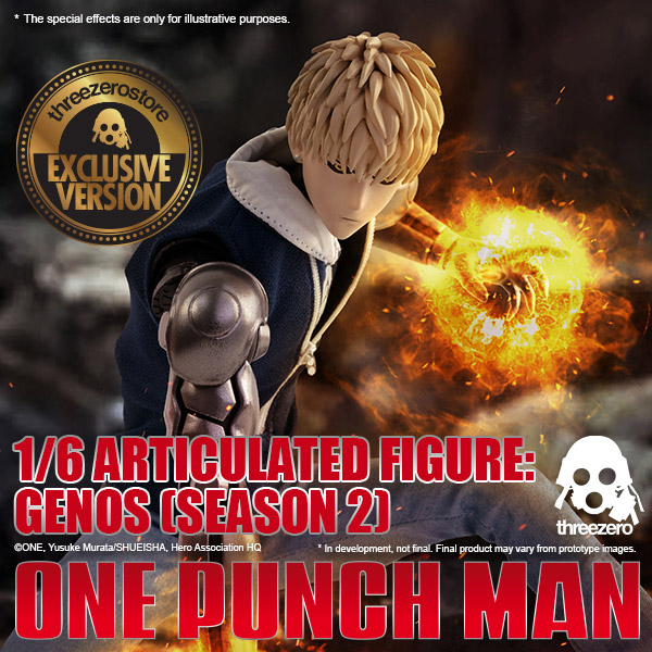 ONE-PUNCH MAN 1/6 Articulated Figure: Genos (SEASON 2) Deluxe Version –  threezero store